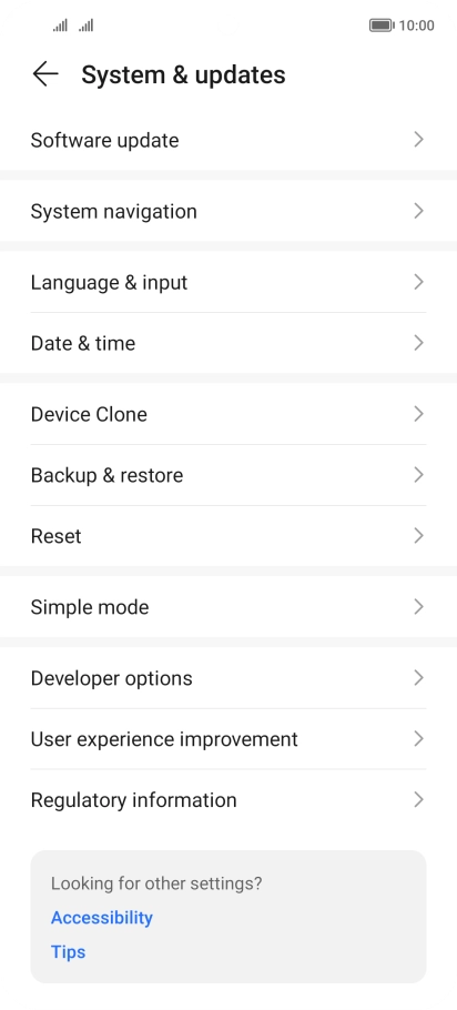 Press Language & input.