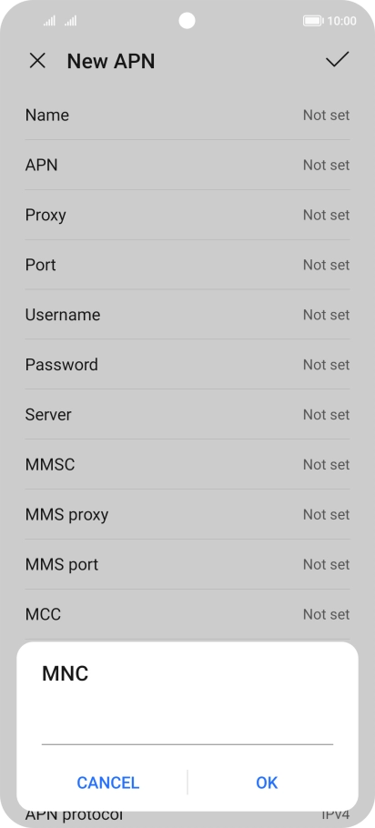 Key in 15 and press OK. Key in 15 and press OK.