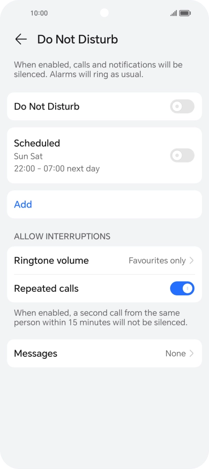 Press the indicator next to Press the indicator next to