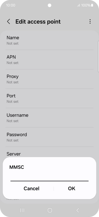 Key in http://mms.vodafone.co.uk/servlets/mms and press OK.