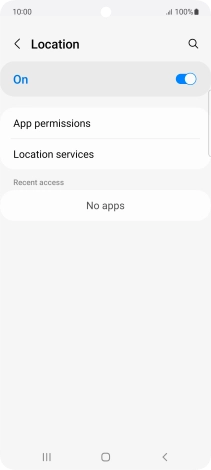 Press App permissions. Press App permissions.