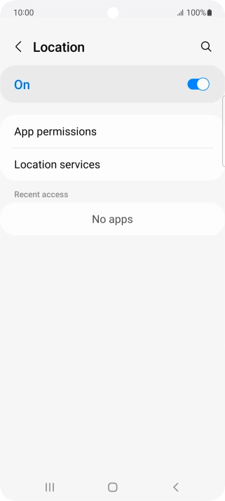Press App permissions. Press App permissions.
