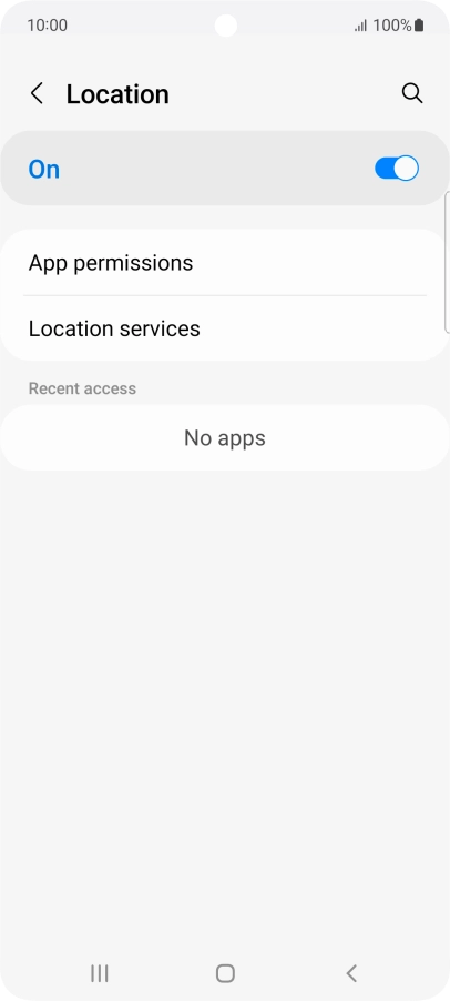 Press App permissions. Press App permissions.