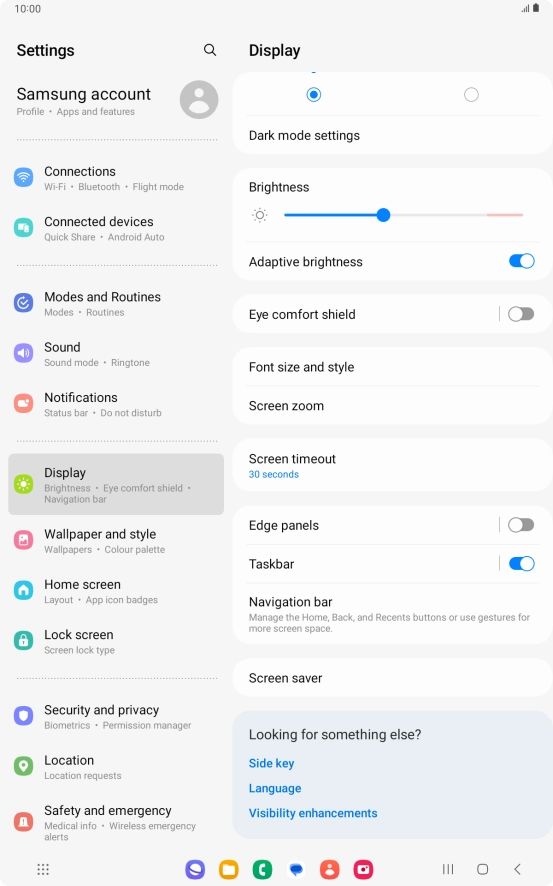 Press the Home key to return to the home screen.