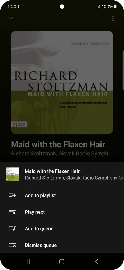 Press Add to playlist.