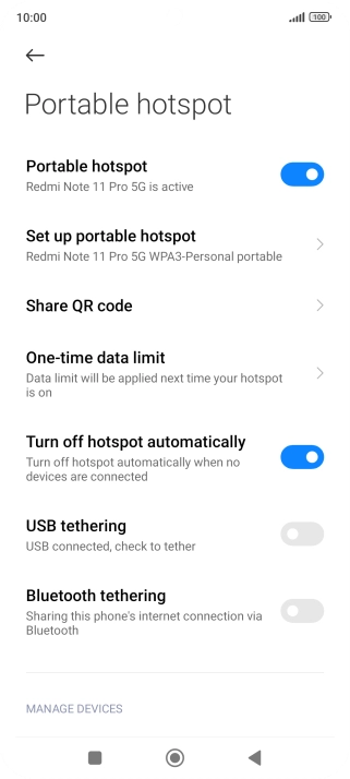 Press the Home key to return to the home screen.
