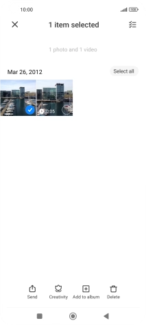 Press the select all icon.