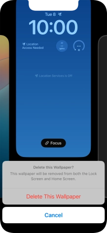 Press Delete This Wallpaper.