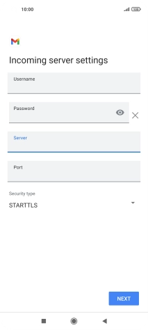 Press the field below 