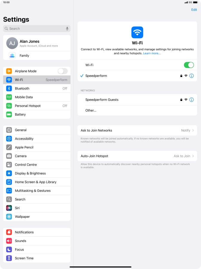 Slide your finger upwards starting from the bottom of the screen to return to the home screen.