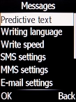 Select E-mail settings.