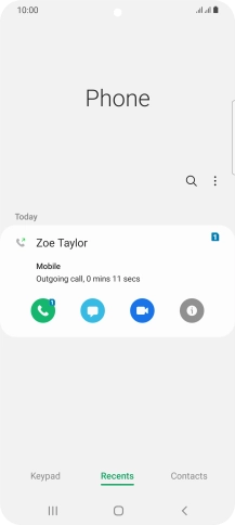 Press the info icon.