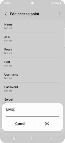 Key in http://mms.vodafone.co.uk/servlets/mms and press OK.