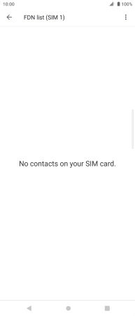 Press the menu icon.