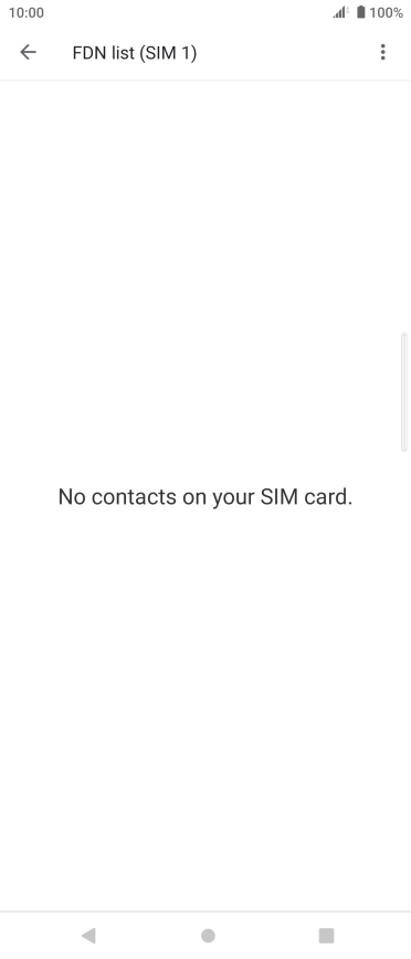 Press the menu icon.