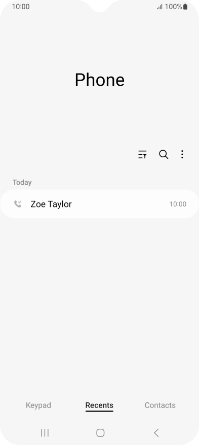 Press the required number.