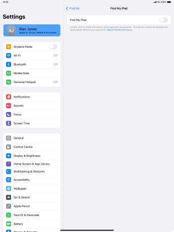 Press the indicator next to Press the indicator next to