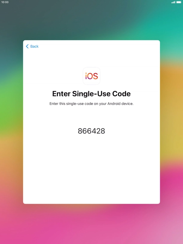 Follow the instructions on the screen and in the 