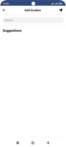 Press the search field and key in the required search word.