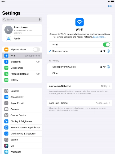 Press the Home key to return to the home screen.