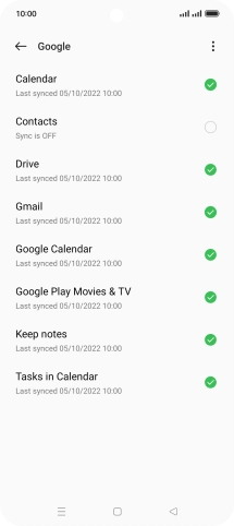 Press the field next to 