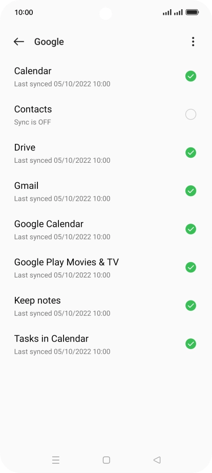 Press the field next to 