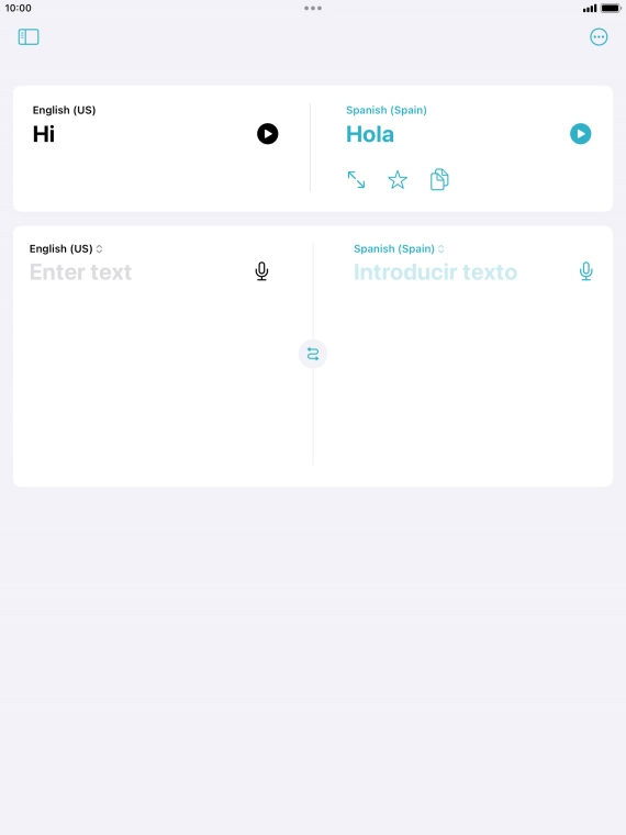 Press the screen size icon.
