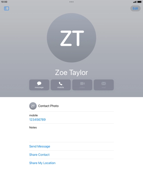 Press the Home key to return to the home screen.