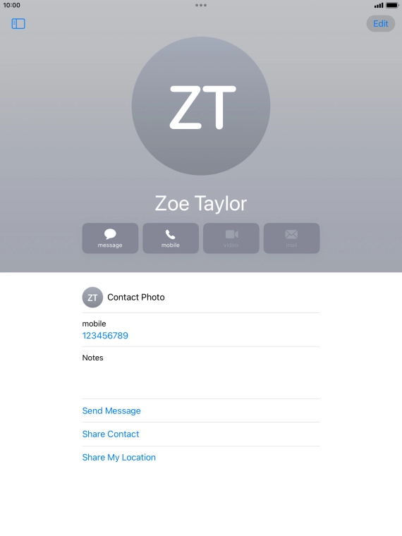 Press the Home key to return to the home screen.