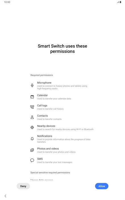 Press Allow. Press Allow.
