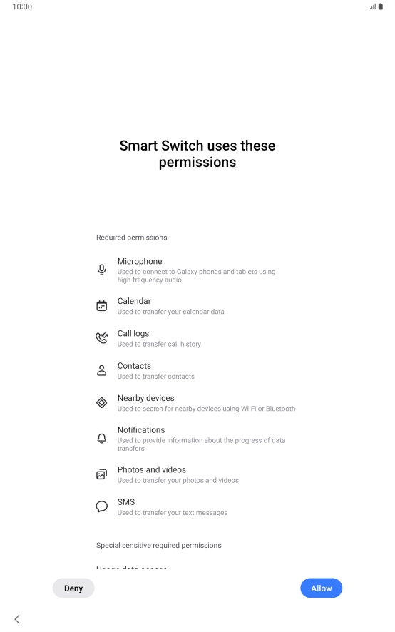Press Allow. Press Allow.