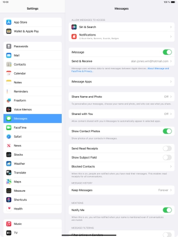 Slide your finger upwards starting from the bottom of the screen to return to the home screen.