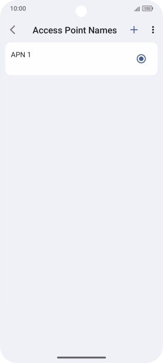 Press the new data connection icon. Press the new data connection icon.