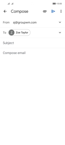 Press Subject and key in the required subject. Press Subject and key in the required subject.