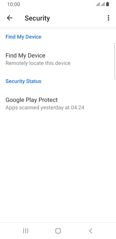 Press Find My Device.