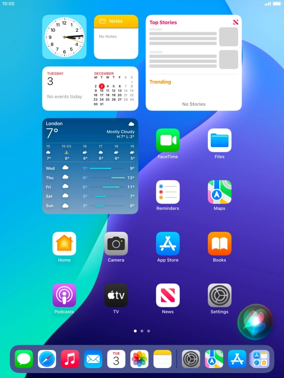 Say, in your own words, what you would like your tablet to do. CAMERA, CALL [contact], SEARCH THE WEB FOR [information].