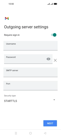 Press the indicator next to Press the indicator next to
