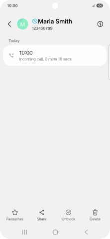 Press the Home key to return to the home screen.