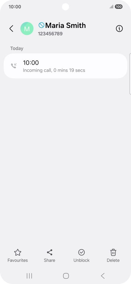 Press the Home key to return to the home screen.