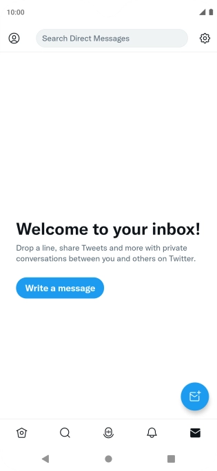 Press the new message icon.
