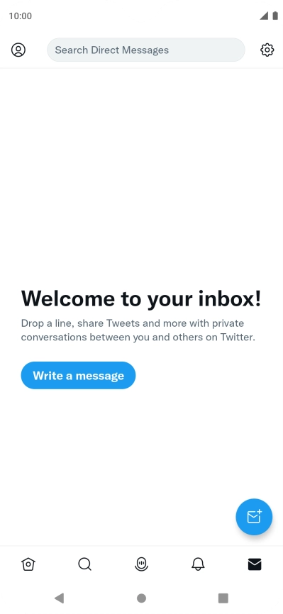 Press the new message icon.