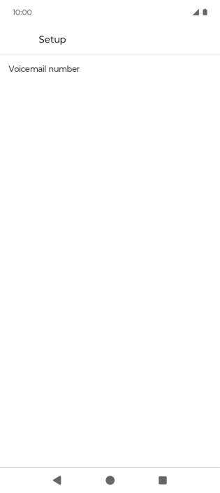 Press Voicemail number.