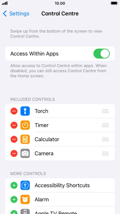 Press the indicator next to Press the indicator next to