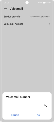 Key in +447836121121 and press OK.