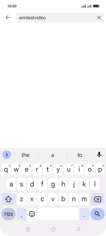 Key in the required search word and press the search icon.
