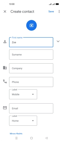 Press Surname and key in the required last name.