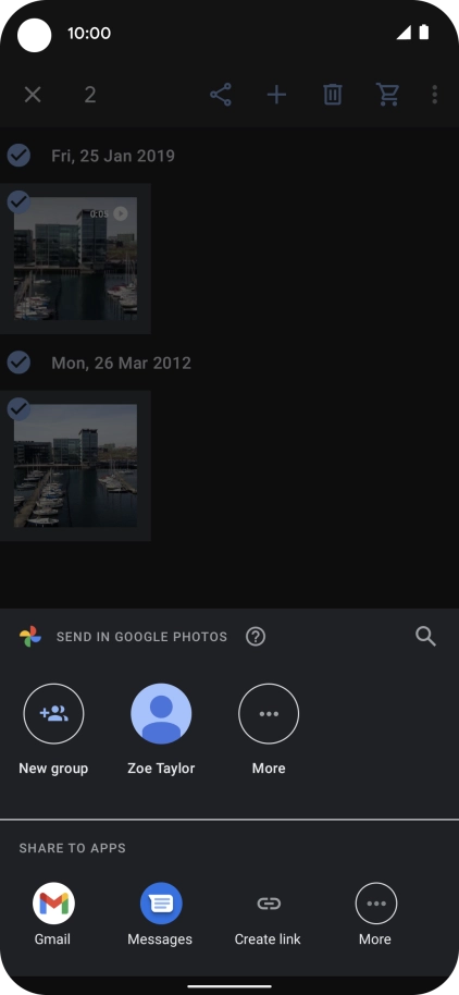 Press the field above 