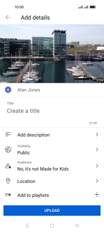 Press the field below