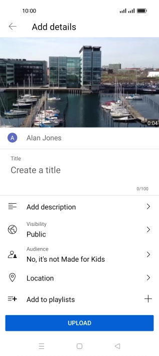 Press the field below