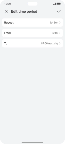 Follow the instructions on the screen to select settings for automatic activation of Do Not Disturb. Follow the instructions on the screen to select settings for automatic activation of Do Not Disturb.